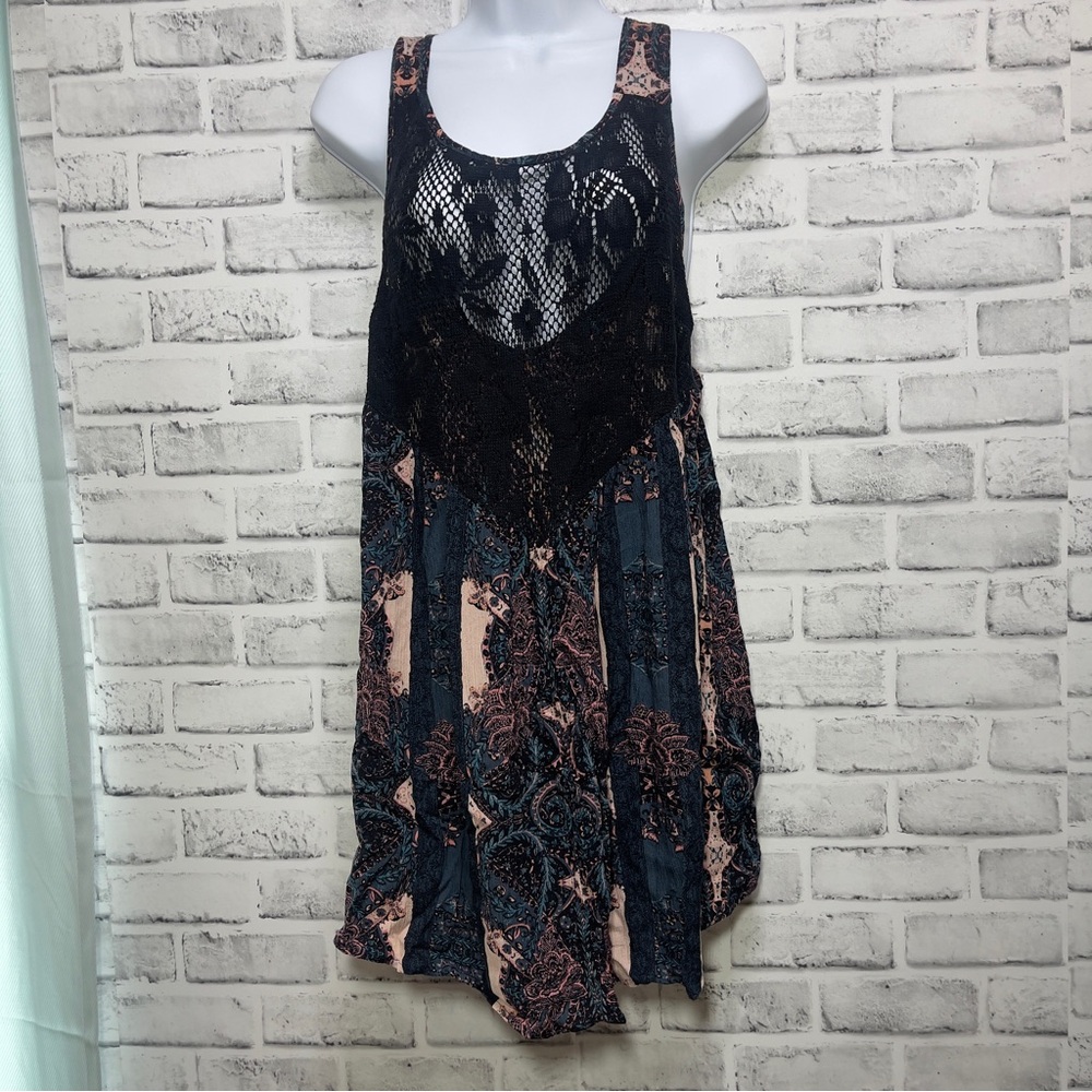 Free People Intimately Count Me In Trapeze Tunic/ Dress Small